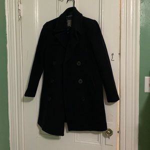 J.Crew Captain Wool Navy Blue Coat 00